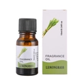 Lemongrass fragrance oil in a 10ml amber glass bottle with a white and green box - Lemongrass