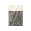 Floral embossed nail stickers with shell luster finish in model to-5101 - Shell Luster Colorful Wreath (to5101)