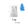 Moule en silicone cristal 3,1x4cm pour bougies en résine et artisanat aromathérapie - Style 11 Grappe de Cristal