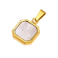 Alleen Hanger Goud/Witte Schelp