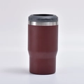 Dark red 14oz stainless steel tumbler with bluetooth speaker and built-in bottle opener - Dark Red / 14oz