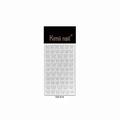 Autocollants à paillettes argentées pour ongles, design papillon creux et brillant - Style Papillon (SSP-014)