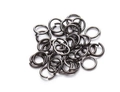 DIY jewelry jump rings in gunmetal black finish for bracelets and necklaces - Gun-black (flat-edged Needs To Be Pried Open) / 3mm*0.5mm/4g/pack [outer Diameter*wire Diameter]