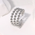 Silver Triple Layer Bead Chain Style (JR426-S7)