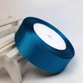 Peacock blue satin ribbon roll 4cm for gift wrapping and DIY crafts with smooth texture - Dark Peacock Blue (120#)