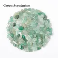 Natural Green Aventurine irregular polished gemstone beads for DIY jewelry making - Green Aventurine