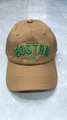 Klassieke kaki baseballpet met groen Boston 1630 borduurwerk en gebogen klep - Kinderen (2-8 Jaar) / BOSTON Donkerkhaki