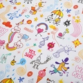 80g coated gift wrapping paper with colorful cartoon robots and alphabet prints - Cartoon Robot