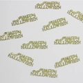 Golden glitter Happy Halloween confetti with bats for spooky party table decoration - Happy Halloween Bat Style / 50 Pieces / Gold