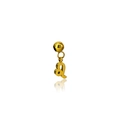 18K gold Leo zodiac charm pendant with polished finish for DIY necklaces and bracelets - Leo / Gold