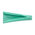 Bandeau de sport vert clair élastique en maille lisse pour le yoga et la course - Vert