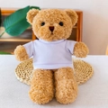 T-shirt Bear - White 30 Centimeters In Length