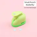 Piccola perforatrice verde per carta a forma di farfalla per fai da te, taglio 1 cm - Motivo 1.0cm / Piccolo Farfalla