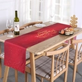 Table Runner 09 (Red Gold Snowflake)