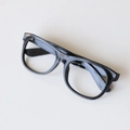 Classic black oversized rimless glasses frame for Harry Potter cosplay and costume parties - Black Square Glasses Frame