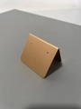 Minimalistischer Schmuckständer aus mattem Gold für Ohrringe und Schaufensterdeko - Gold Klein (L-Form)