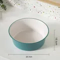 Große Waschschüssel in Grün und Weiß aus langlebigem Kunststoff im Zweifarb-Design - 29.7cmx10.3cm / Grün & Weiß - Groß