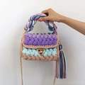 Bolso Tote Giratorio Morado Claro / Producto terminado