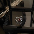 Elegant silver ring with a unique organic vine design and a striking red gemstone inlay - Elegant Sequence Style (序列精致戒指)