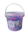Deep cleaning 5D laundry beads in clear tub with pink and blue capsules - Popular 100 Pods 5-In-1 Tub