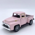 Vintage-Stil rosa Pickup-Truck Modellauto aus Legierung für Sammlung und Kinder - Rosa
