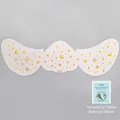 Temporary gold foil facial tattoo set with moon and star freckle patterns and wipes - Star and Moon Style (K92017)