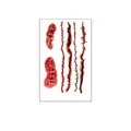 Realistic Halloween wound tattoo stickers with bloody scars and stitches style WS-K197 - WS-K197
