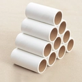 Set van 10 witte pluizenroller navullingen voor het verwijderen van dierenharen in huis - 10cm Enkele Roller Navulling 30 Vellen