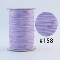 Lavender purple waxed cord thread on a spool for DIY jewelry making and crafts - 158 Light Purple / 1.0mm 160m