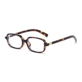Stylish tortoise shell square blue light blocking glasses for men and women daily wear. - Anti-blue Light Style / Tortoise