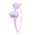 Serre-tête avec nœud pailleté dégradé rose bleu violet pour les filles - Serre-tête rayé violet