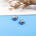 Polierter silberner Magnetverschluss in Kugelform für DIY-Halsketten und Armbänder - Kugel Glänzend Silber Magnetschließe 7mm