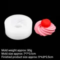 Spiral swirl silicone mold for 3D cake making and handmade soap with dimensions B1138 - 3# B1138 / Clear