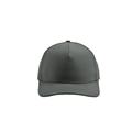 Close-up of laser-perforated breathable holes on dark gray quick-dry baseball cap - Dark Gray