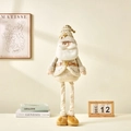 Muñeco de Papá Noel de pie con piernas extensibles en decoración champán festiva - 45-75CM / Papá Noel de patas retráctiles
