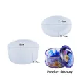 Moule en silicone pour boîte de rangement ronde en résine DIY avec diverses dimensions - Rond