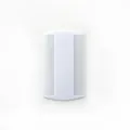 Peigne à puces blanc double face en plastique pour le toilettage des animaux - Blanc
