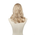 U-shaped hair extension piece with golden highlights and long natural wavy curls - 20 inch / Golden Highlight (#16H60)