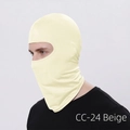 CC-24 Beige outdoor windproof cycling balaclava mask for sun protection and face shielding - Beige