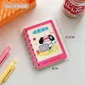 Niedliches rosa Mini-Spiralnotizbuch mit Cartoon-Hund und Passed the Examination-Text - 4# Prüfungserfolg (Liniert)