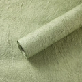 Sage green handmade textured wrapping paper with 3D pleated design for flower bouquets - 60cm x 3m / Mint Green