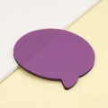 Note adesive in PET a forma di nuvoletta viola per simpatici promemoria da ufficio - Viola