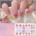 Funkelnde bunte Feuerwerk-Nagelaufkleber mit 3D-Glitzer und wasserfestem Gel-Effekt - CS449