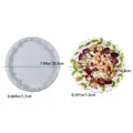 Molde de silicona redondo irregular para posavasos DIY de resina con flores secas - Borde Ondulado Circular Irregular