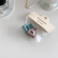 Details matter Morandi-Haarklammern in Blau und Rose in Verkaufsverpackung - Khaki Und Seegrün