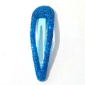 Fermaglio per capelli blu brillante con glitter e paillettes per bambine in metallo - Blu