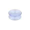 Minimalist transparent PVC suction cup with cylindrical mount on white background - Double-Sided Suction Cup