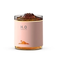 Pink volcano lava aromatherapy diffuser with warm orange LED lighting effects - 127B-RGB Gradient-Pink