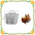 DIY silicone mold for rabbit-shaped candle or flowerpot with realistic fur textures - Rabbit - Flower Pot