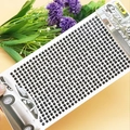 Dettaglio di strass acrilici neri adesivi da 3mm per decorazione auto e fai-da-te - 4mm / Nero